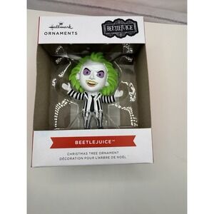 2024 Hallmark WARNER BROS. BEETLEJUICE CHRISTMAS  Tree ORNAMENT Nib
